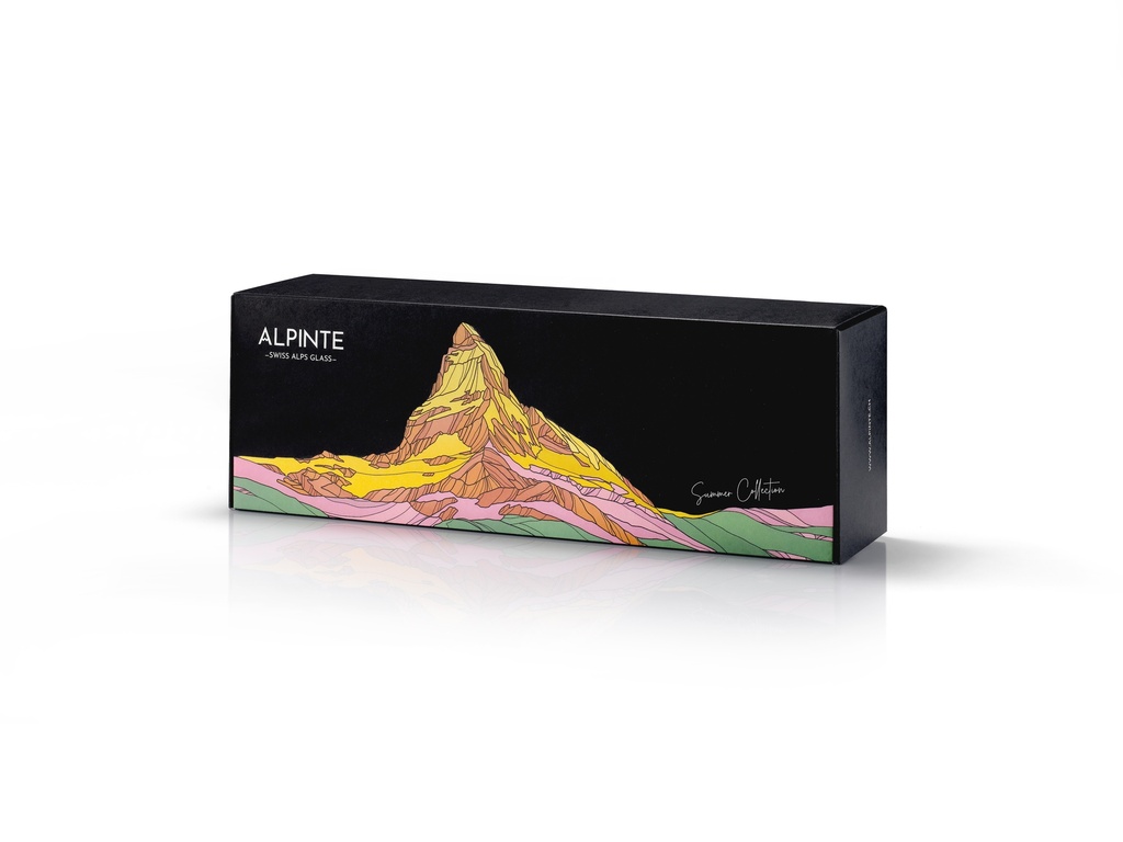 Coffret  Alpinte Summer Set - 4 verres colorés