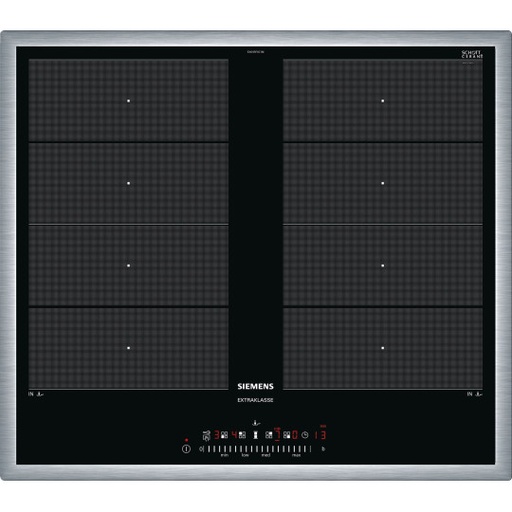 Plan de cuisson à induction Siemens EX645FXC1M, Design cadre plat
