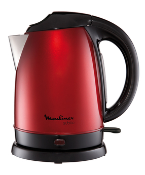 Bouilloire Moulinex Subito Red BY5305CH - 1.7 litre - rouge métallique/noir