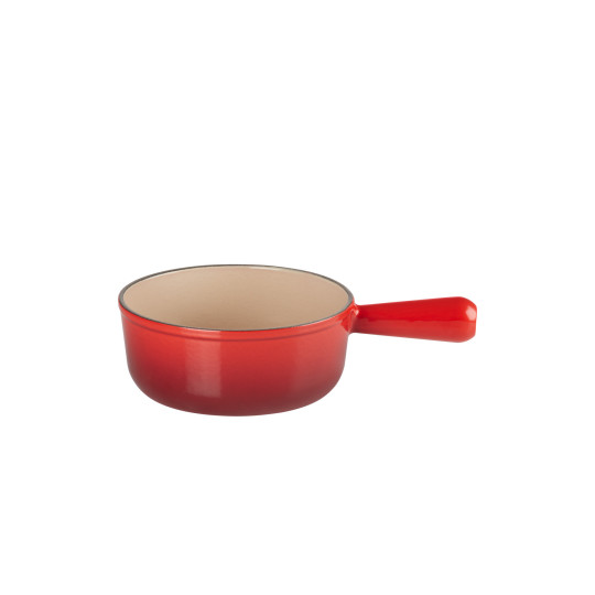 Caquelon à fondue rond Le Creuset 20007220602460 - Ø 22 cm - 2.6 L - rouge cerise