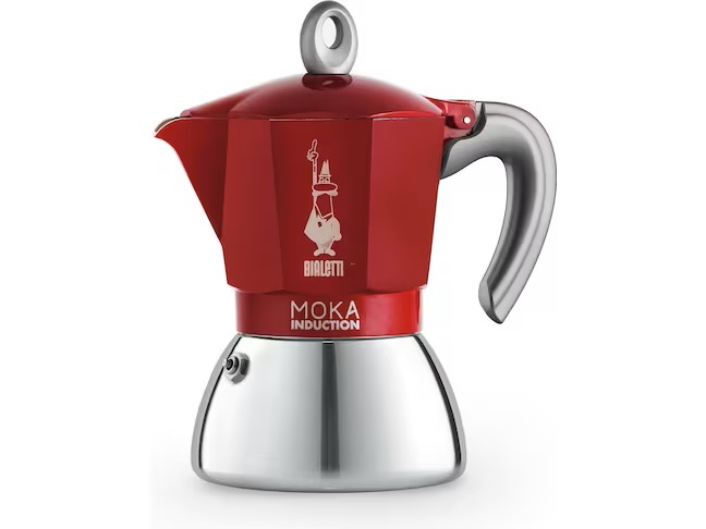 Bialetti Moka Induction rouge 4 tasses