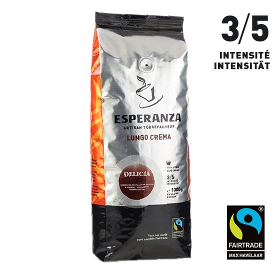 Café Esperanza Delicia Fairtrade, en grains - 1 kg