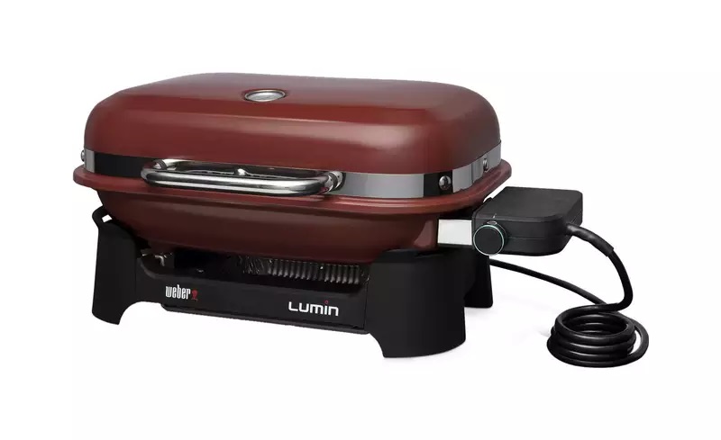 Gril électrique Weber Lumin Compact rouge 91040994