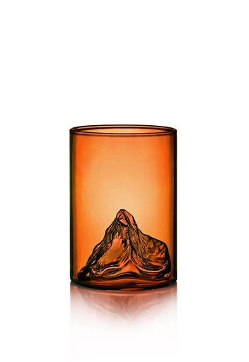 [1211918] Verre Alpinte Summer Collection Matterhorn Sunset (Orange)